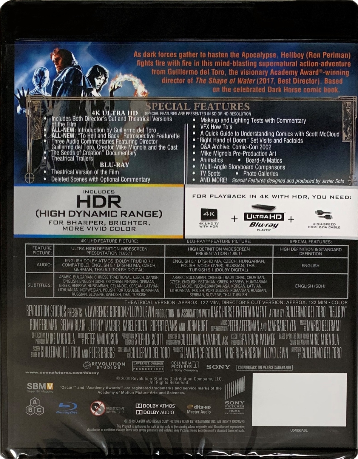 Hellboy (2004) Film 4K Ultra HD [Polski Portal Blu-ray i 4K Ultra HD]