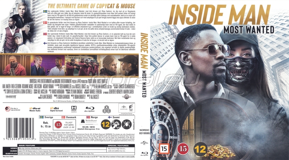 Szwedzka okładka Blu-ray