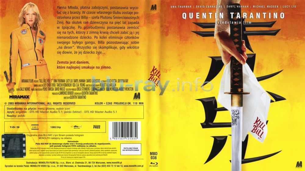 Polska okładka Blu-ray