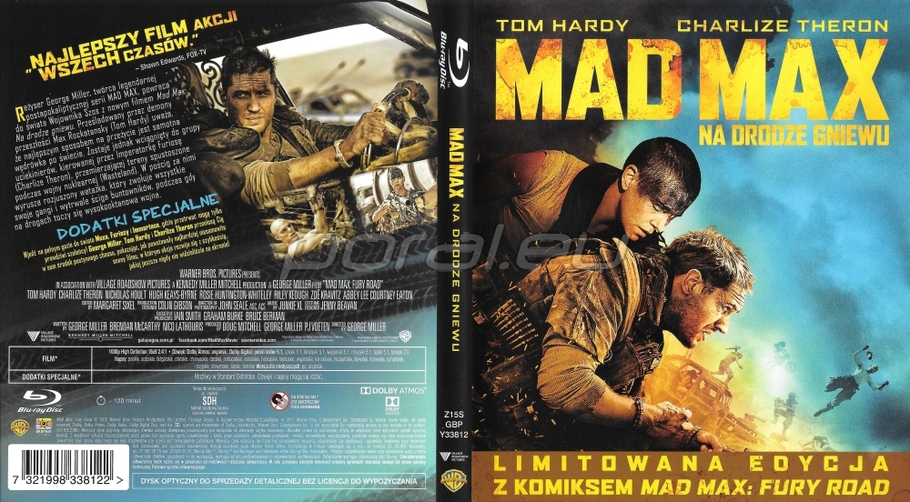 Polska okładka Blu-ray Limitowana edycja z komiksem