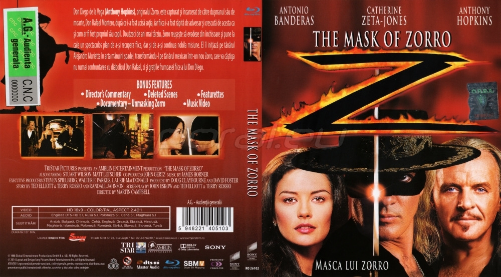 Rumuńska okładka Blu-ray