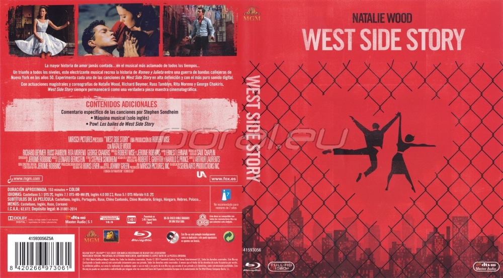 Hiszpańska okładka Blu-ray
