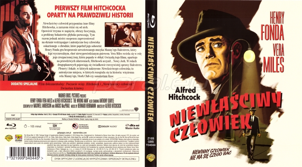 Polska okładka Alfred Hitchcock Kolekcja - Blu-ray